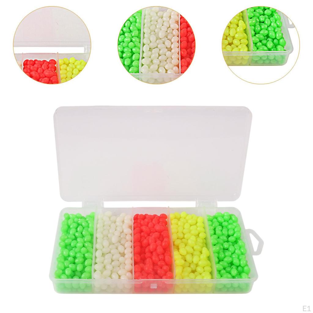 1000x Fishing Beads Kit Line Tackle Tools for Yellow Perch