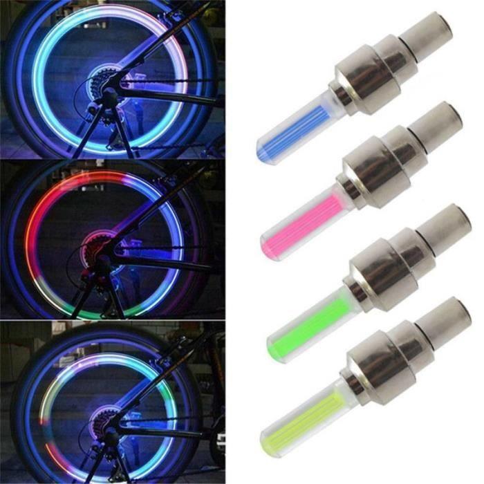 Bike Accessories - Type 04 - LED Lights - 2 Pieces - 4 Colors Available