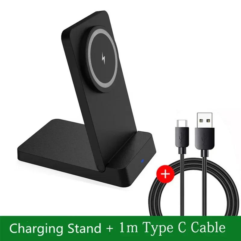 

30 Вт складная магнитная беспроводная зарядная подставка-подставка для Magsafe iPhone 16 15 14 13 Samsung Phone Fast Charge Station