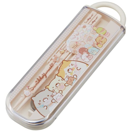 Skater Chopsticks Spoon Set Antibacterial Sumikko Gurashi Okaiyasan Made in Japan CCA1AG-A
