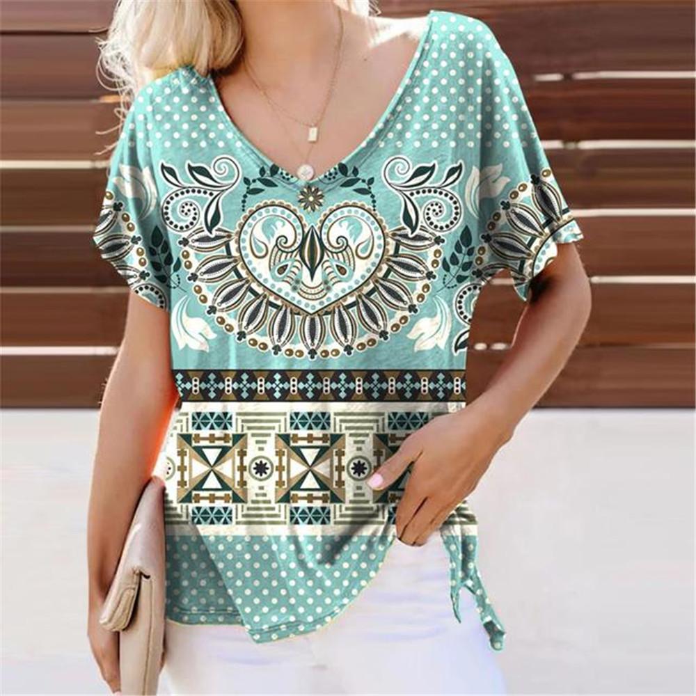 Универсальные футболки в стиле Харадзюка с абстрактными крутыми ретро-элементами и принтом — фото 6