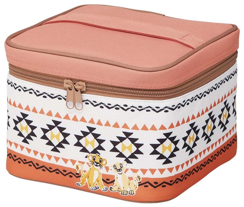 Skater Picnic Bento Box with Insulated Bag and Ice Disney Lion King Made In 2240ml Pack, Design, Japan, (KCPC2)