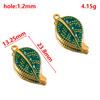 2pcs Stainless Steel Enamel Flower Charm Plant Sunflower Rose Daisy Necklace Bracelet Pendant Component DIY Craft Jewelry Making