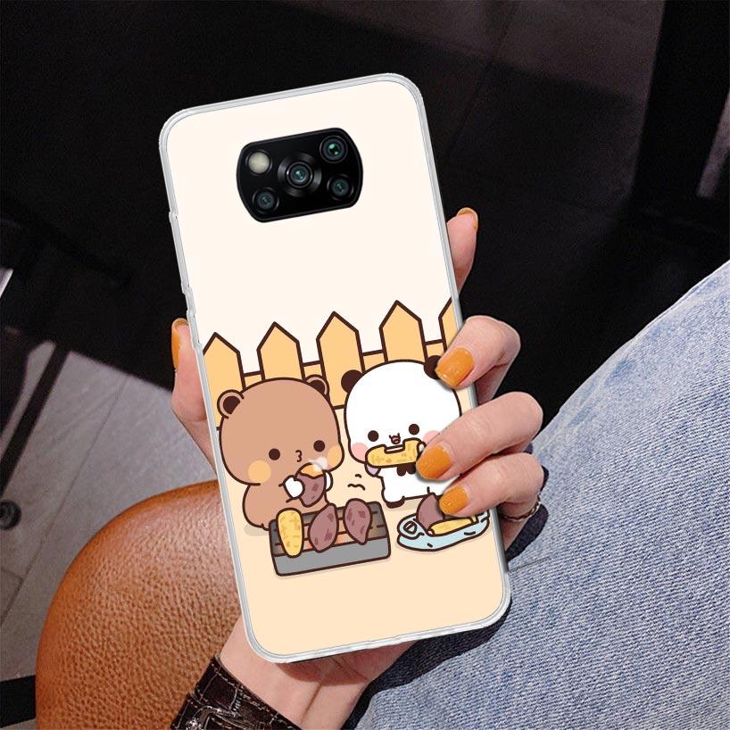 Bubu Dudu Cartoon Cute Phnoe Case for Xiaomi Poco X5 X6 X7 Pro X4 Gt F7 Ultra M8 M7 Redmi 15C 15 13C 13 12C 12 Unique Cover Coqu