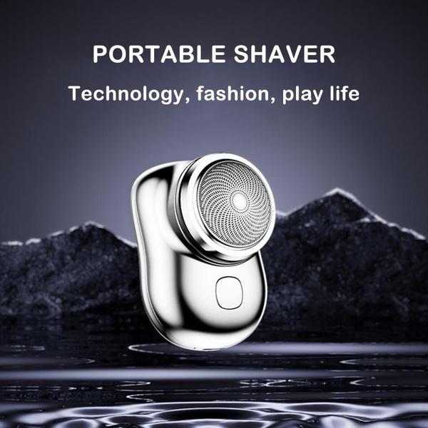 1PC Electric Shaver Men's Rechargeable Mini Portable Cordless Razor Face  Beard Electric Mini Travel Razor