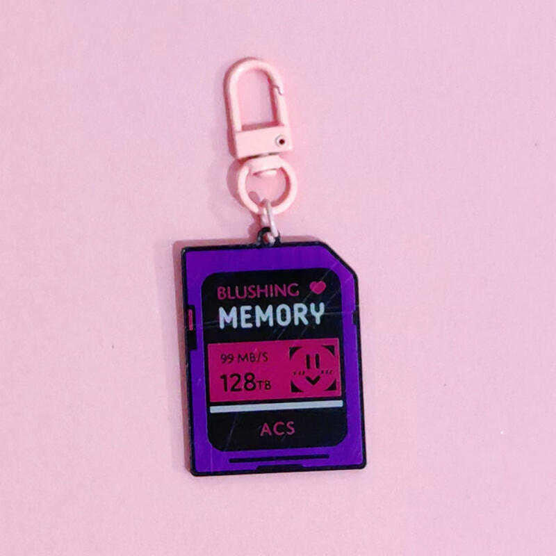 Memory Card Keyring Keychain