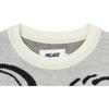 Palace Palasonic Fun Panasonic Logo Cartoon Long Sleeve Knitted Sweater Unisex Tops Grey P20KW001