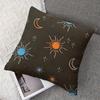 Sun Moon Glow square Jacquard Pillow Cover for Sofa Office Waist Cushion Cover Home Decorative Pillowcase