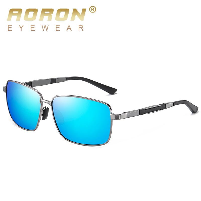 aoron More Than 100 Colors Polarized Sunglasses for Men Women Fashion Design Metal Frame Outdoor UV400 Anti Glare Driving Glasses