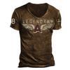 Summer Men's T Shirt 3D Printed American Top Short Sleeve Quick Dry Vintage T Shirt Men's O Neck Pullover Oversized Sportswear