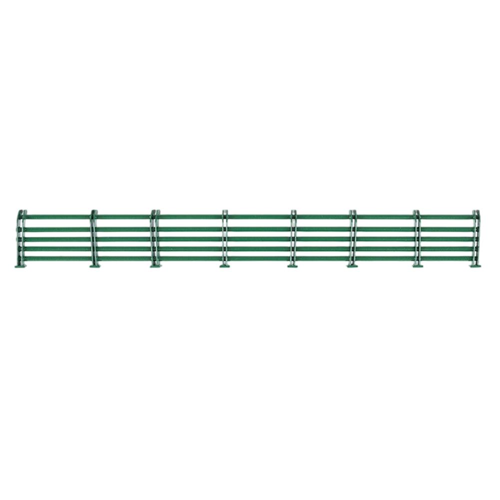 N-Spur Leitplanken Modell Silber Grau Grün Für Zugset-Layouts Gartendekoration Szene Bauen DIY Bastelbedarf 1 64 1