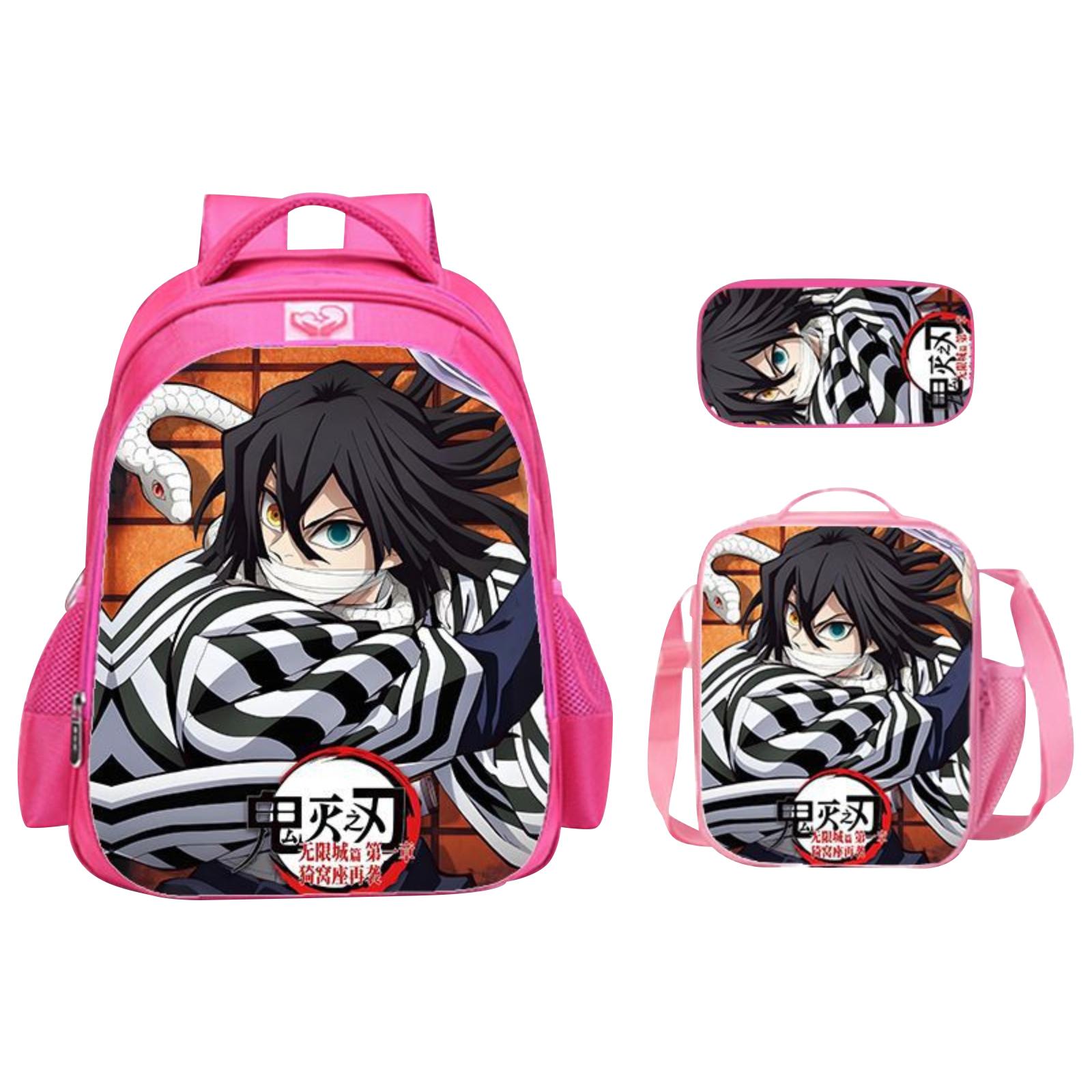 

Anime Comic Backpack Three Piece Set, Backpack, Pencil Case, Shoulder Bag, Anime Three Piece Set That Children Like,Back To School Gifts One Size