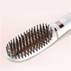 Portable Electric Ironic Men Hair Straightener Comb Brush Lady Merry Dryer Hair Blower Hair Straightener Salon Styler With LED