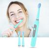 Electric Tooth Brush Battery Sonic Waterproof Replacement Brush Head Teeth Cleaning Tool Blue