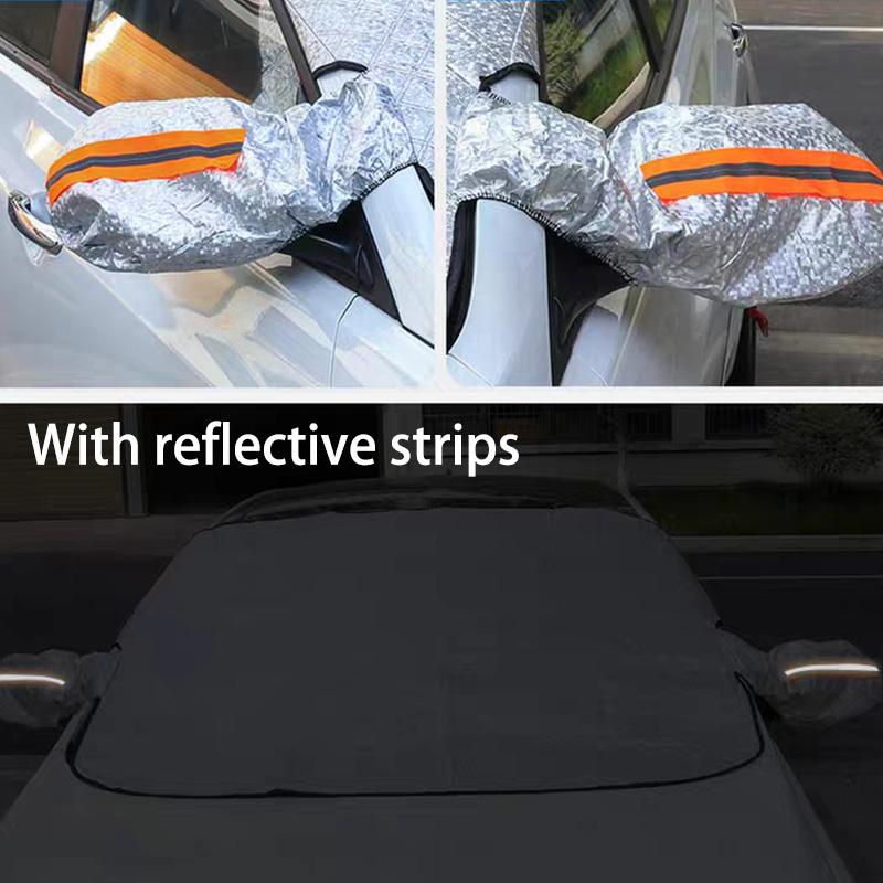 Car Windshield Snow Anti-UV Shield for Winter 1Pc Car Cover Front Window Anti Ice Frost Outdoor Protection Car Cover