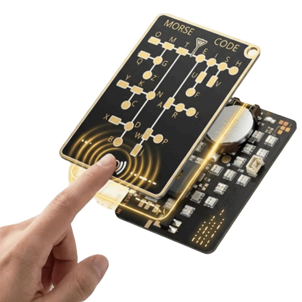 Trendy Design training card Practical Morse code training card Morse Code Karte  Birthday Present