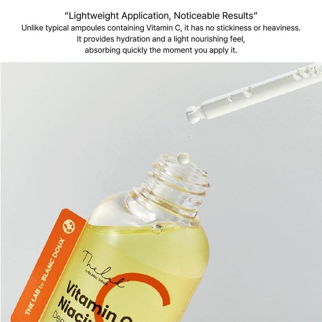 [The Lab by blanc doux] Vitaminas C Niacinas Giliai tonizuojanti ampulė 50 ml / Vita C stipriklis 80 000 ppm