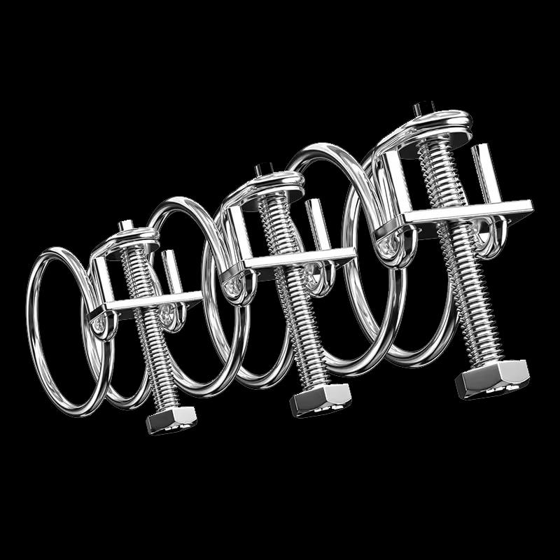 Meizhao 304 Stainless Steel Double Wire Hose Clamp