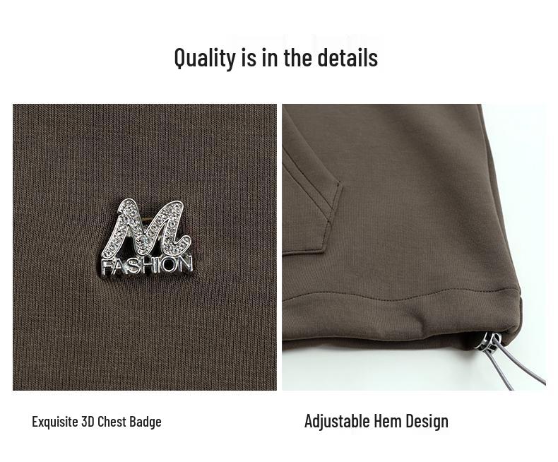 Autumn 2026 Women's Casual Three-Piece Set: Hooded Sweatshirt, Vest, and Pants.