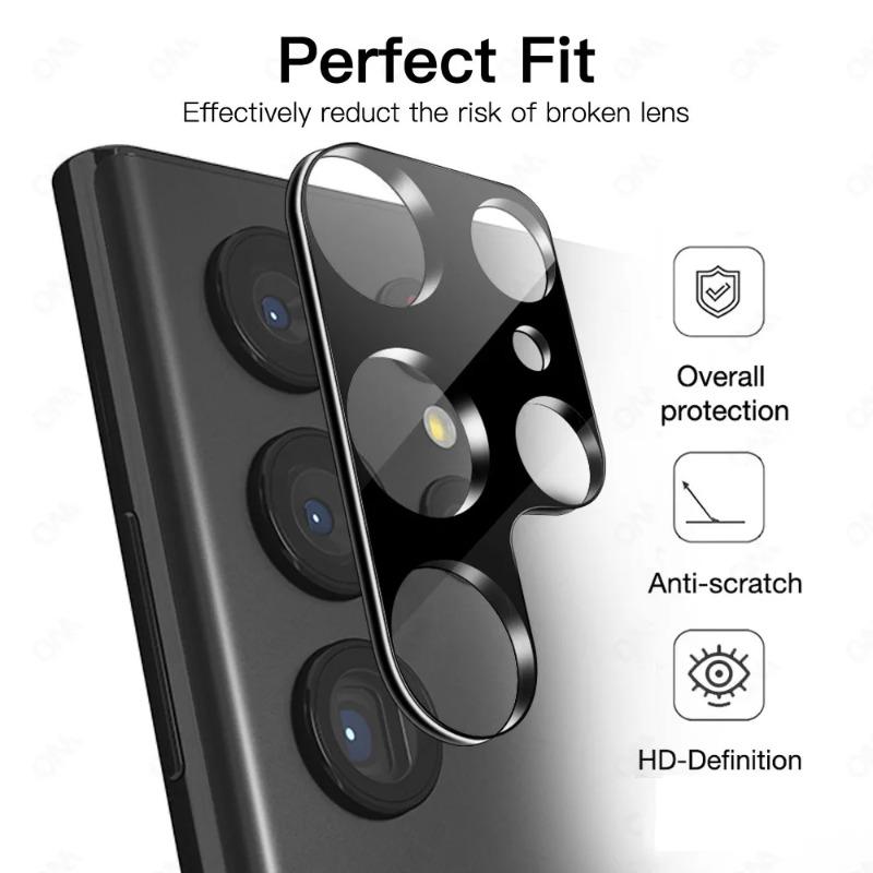 3PCS Tempered Glass Lens Protect Film for Samsung Galaxy S25 S24 S23 S22 Plus Ultra Anti-scratch Camera Cover Phone Accessorios