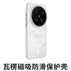 For VIVO X300 Ultra Case Simple Magnetic For MagSafe Matte Corrugated Transparent PC Hard Cover Lightweight Non-Slip Bumper