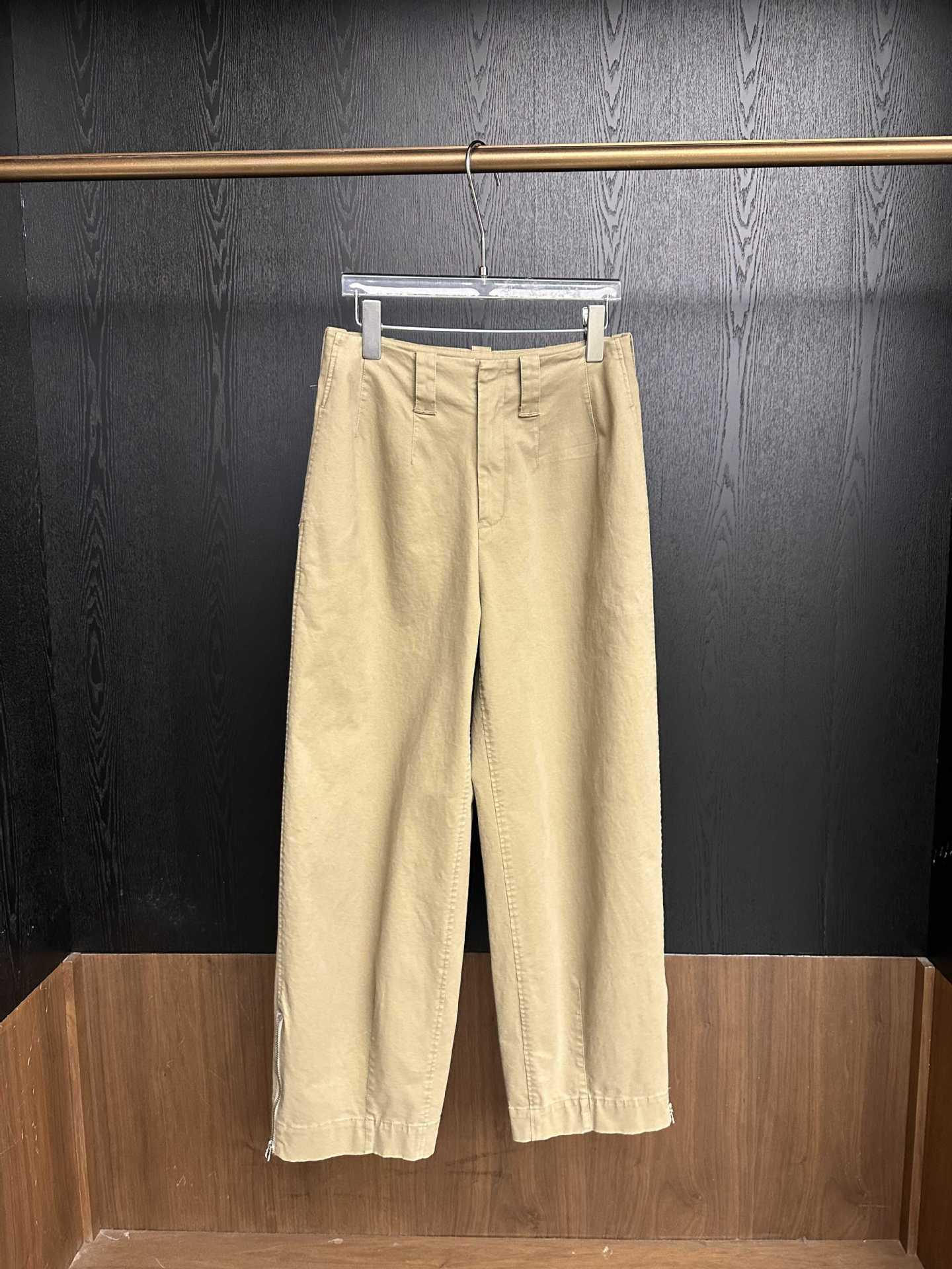 Spring 2026 High-Waisted Wide-Leg Casual Pants - Simple & Versatile Design Medium