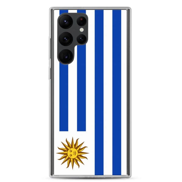 Coque Téléphone - Samsung - Galaxy S22 - Drapeau Uruguay - Souple - Multicolore