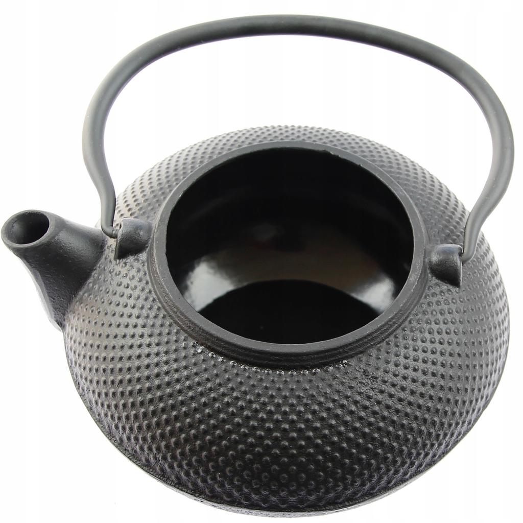 1.5L CAST IRON KETTLE STRAINER 4x CUPS SET