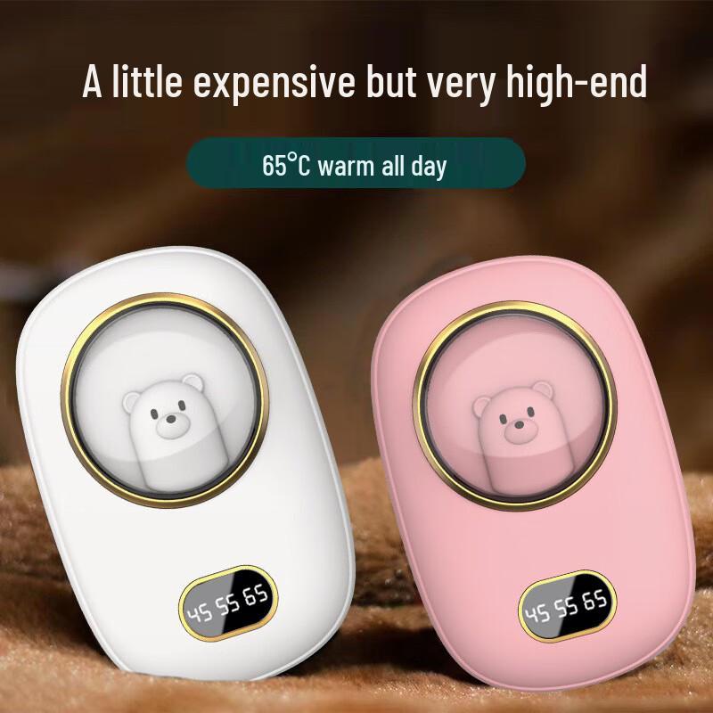 WUBANHUA Cartoon Digital 2-in-1 Rechargeable Hand Warmer