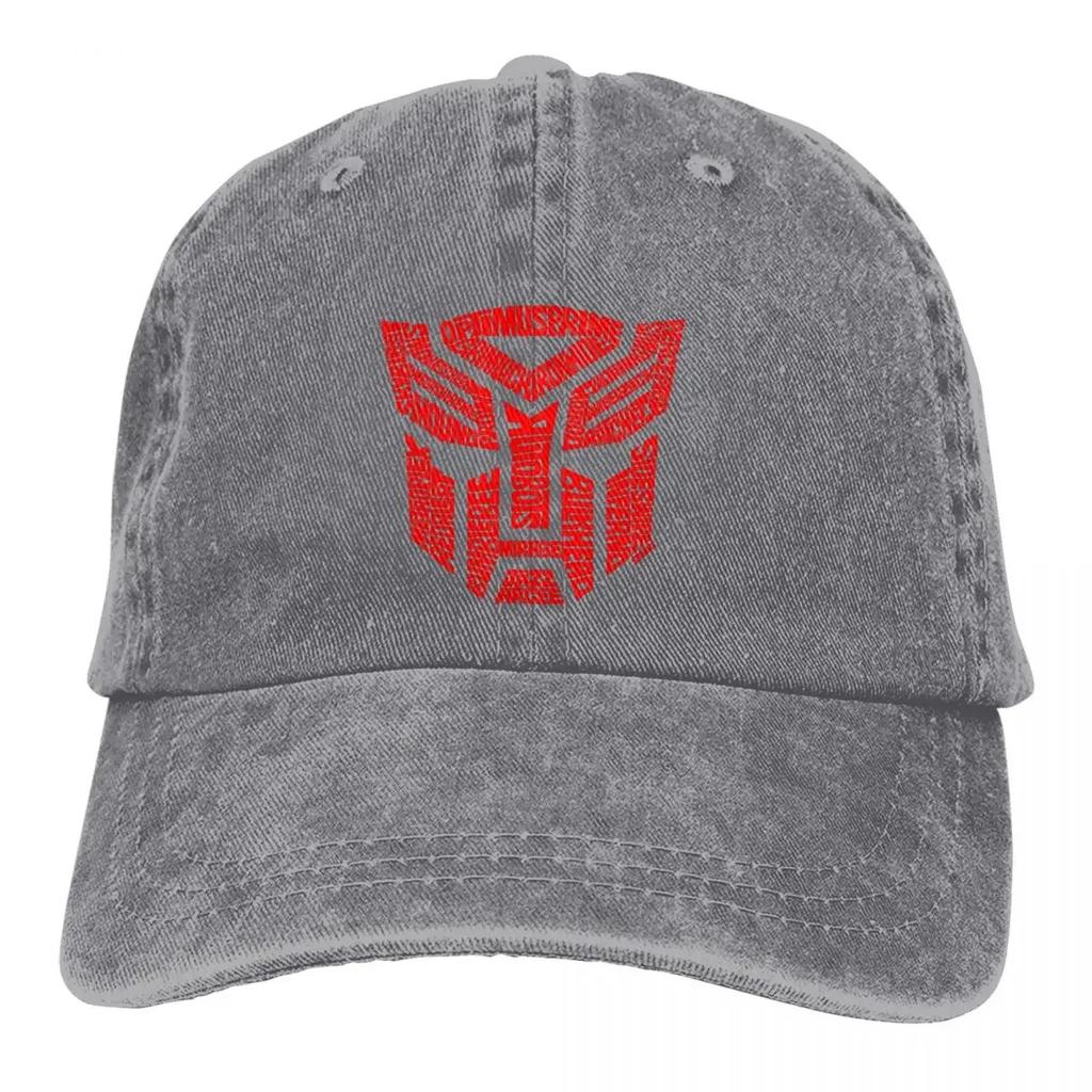 Summer Cap Sun Visor Autobots Red Hip Hop Caps Transformer Science Fiction Action Cowboy Hat Peaked Trucker Dad Hats