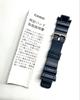 Rubber 25mm Band Navy with Instruction Storage 304-F3 Strap, 15.5mm Diameter, Width, Color, Diver's Band, Manual. Long-term.