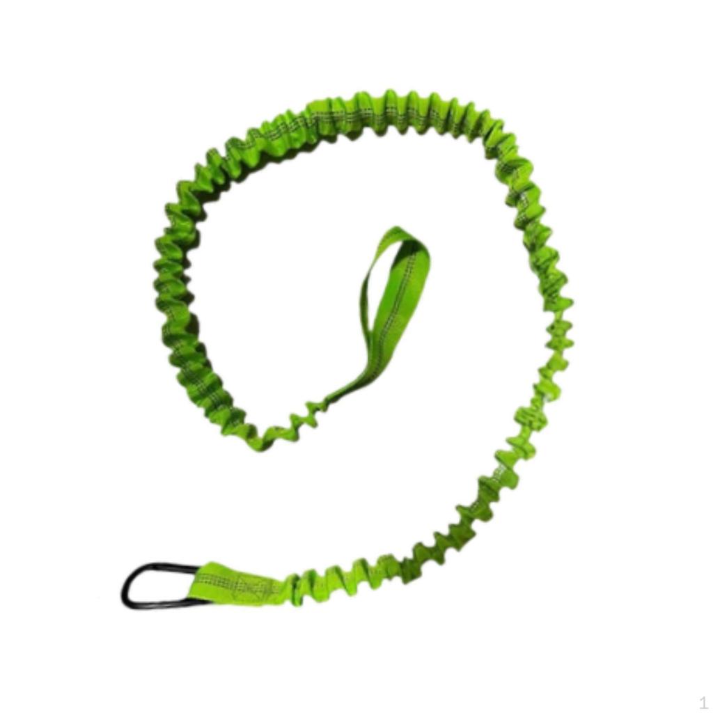 Kayak Paddle Leash Retractable Bungee Cord Fishing Pole Tether Secure Lanyard Rope for SUP