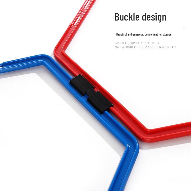 NIDU Hexagonal Agility Training Rings Kit