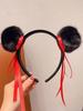 1Pcs Red Nezha Headband for Women Fluffy Ball Headpiece Cute Pom Hair Accessory Chinese Costume Headwear