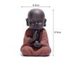 Cute Zen Monk Zisha Clay Tea Pet - Handmade Tea Ceremony Ornament