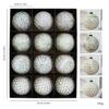 Handcrafted Vintage Style Christmas Ball Ornaments Set of 12 Plastic Balls Designed for Festive Tree and Home Decoration