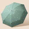 MAYDU 5-Fold Heart Hot-Stamped Sun/Rain Umbrella