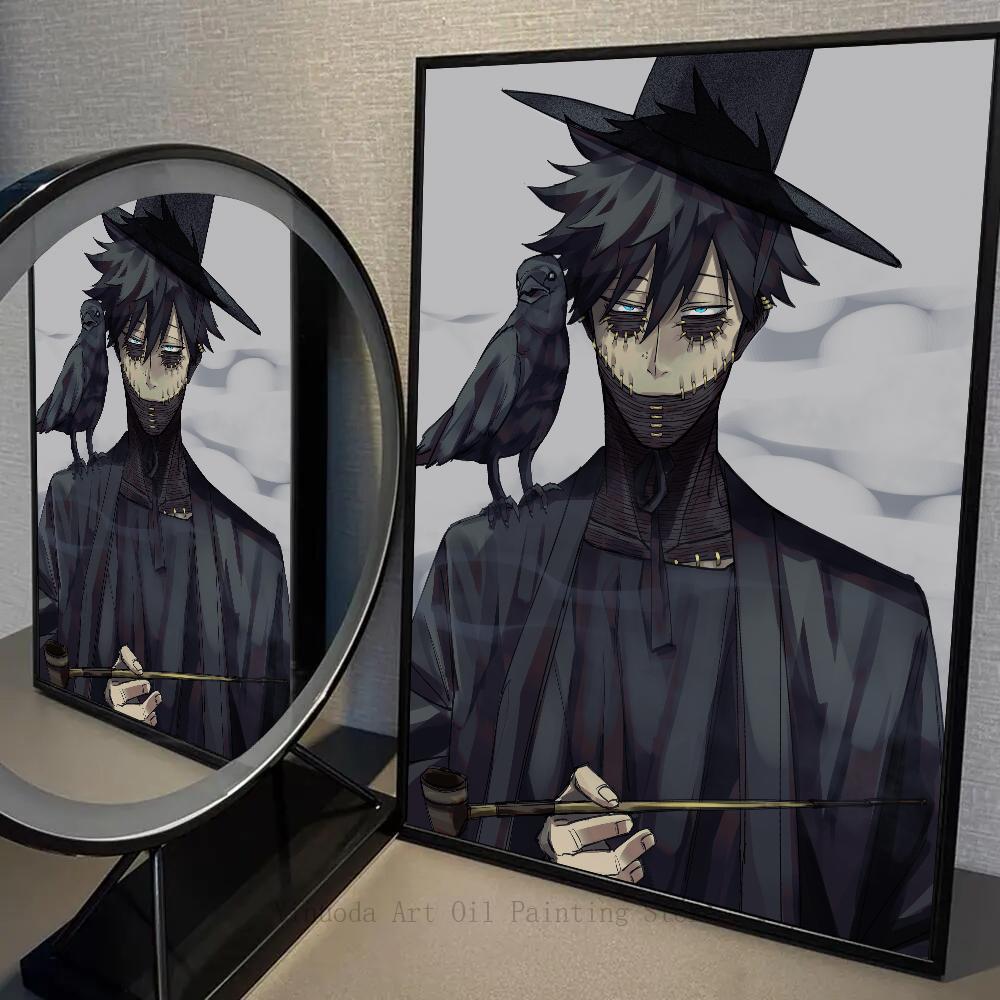 

1 шт. Мой герой академия Dabi постер самоклеящаяся художественная водонепроницаемая бумажная наклейка для кофейни, бара, комнаты, настенный декор 21cm×30cm NoFrame