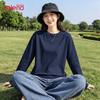 Baleno Women's Pure Cotton Loose Fit Long Sleeve T-Shirt