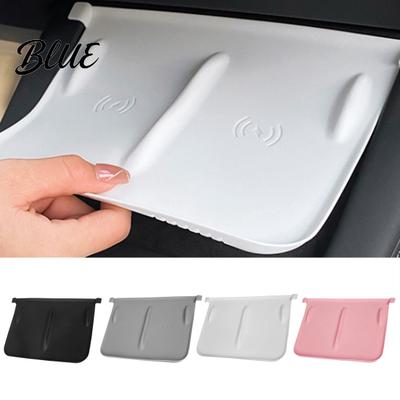 Center Console Charging Interior Accessories Silicone Non-slip Tesla Wireless Mat for Waterproof Car Phone Cordless