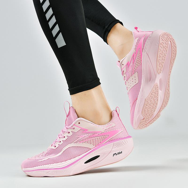 Autumn and Winter New Casual Jogging Shoes Men's and Women's Mesh Breathable Thick-soled Shock-absorbing Couple Shoes Panda Sports Shoes Tide Live Bro