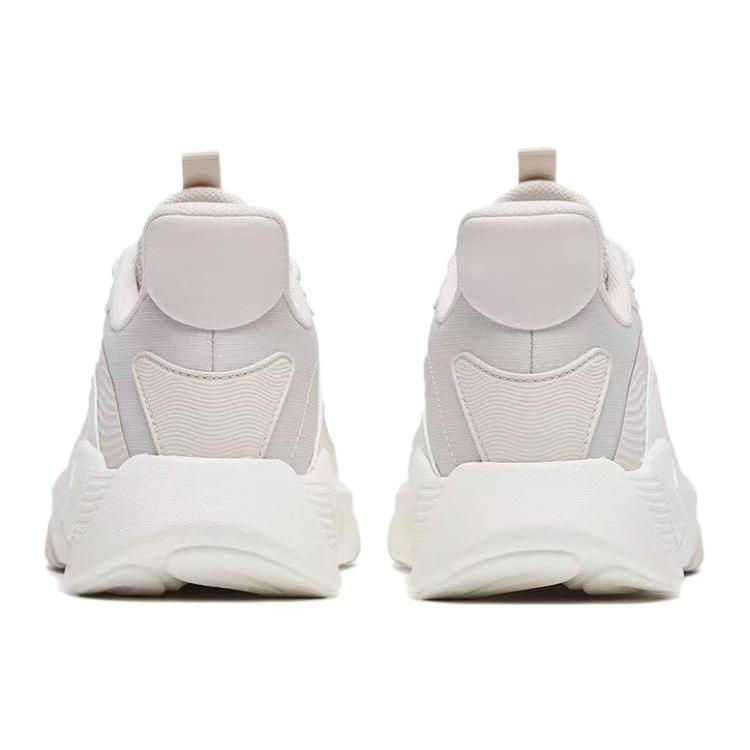 Anta Chao Bai Gz Breathable And Lightweight Low top Casual Shoes Women's Gray White 122318840-2