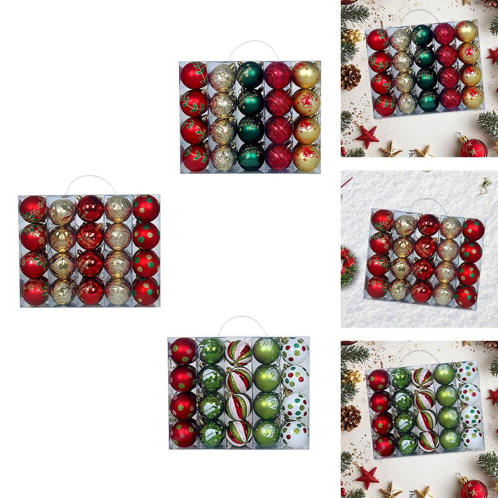 40 Christmas Baubles, Tree Decorations, DIY, Decoration for Year's,