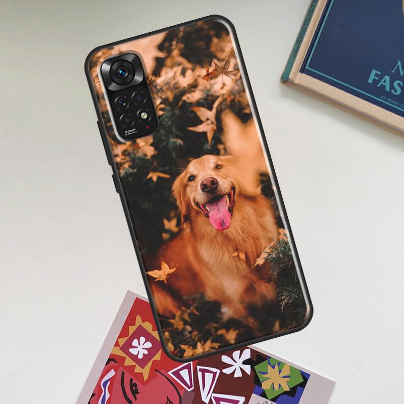 Golden Retriever Freund Hülle Für Xiaomi Redmi Note 14 13 12 11 9 10 15 Pro Plus Redmi 15 15C 14C 13C 12C 10C Abdeckung