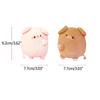 1 Paar Plüsch-Magnetisches Partner-Schwein Schlüsselanhänger Niedliches Plüschtier Kawaii-Mädchen Weihnachtsgeschenk Personalisierter Magnet Rucksackanhänger