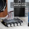 2.1 Channel Bluetooth-Compatible Stereo Digital Audio Amp Board with Treble and Bass Control 50Wx2+100W BT 3.5mm AUX for Speaker