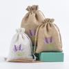 Multipurpose Cotton and Linen Sachet Lavenders Bags with Drawstring for Spices, Herbs, and Jewelry 10Pieces