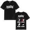 Korean Kpop Lngshot Tshirt Unisex Women Clothing Fashion Hiphop Y2K Short Sleeve Tshirts Cotton Oversized Casual Top Streetwear