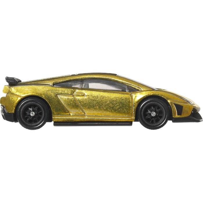 Hot Wheels Wild Speed Lamborghini Gallardo LP 570-4 Superleggera (Gold) 1/64 Scale, 4-Pack