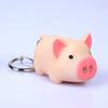 Cute Pig Style LED Light Sound Key Chain Keyring Car Bag Pendant Decoration Gift